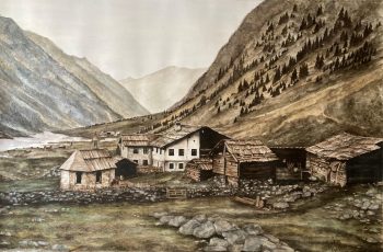 Häuser in Mittelberg